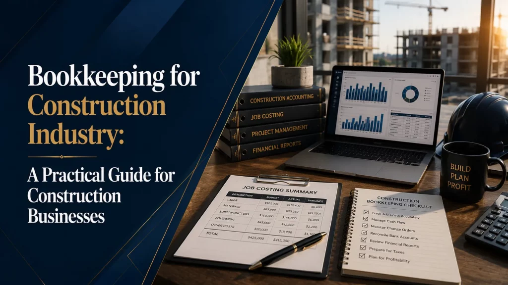 bookkeeping construction industry