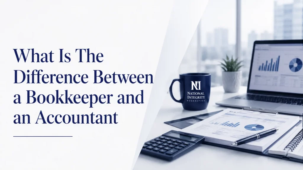 difference between a bookkeeper and accountant